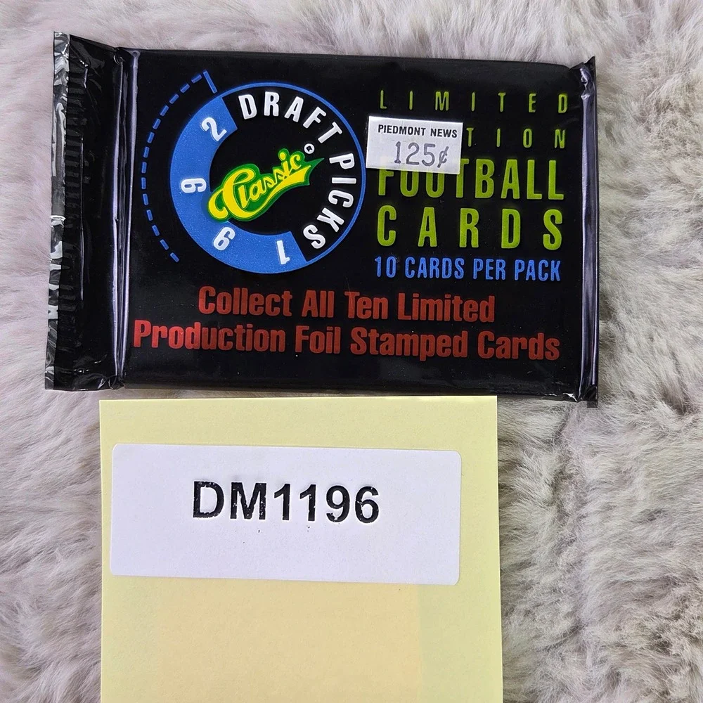 3 Pack Lot 1992 Classic Draft Picks Limited Edition Football Cards Sealed New